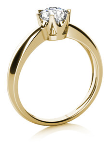 Couple Zlatý dámský prsten Crown 6810211 Velikost prstenu: 56