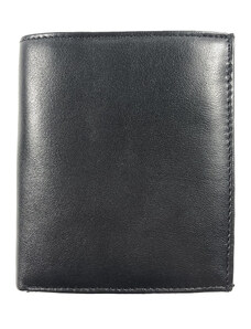 Swifts Kožená prostorná peněženka černá F 03