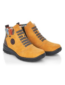 Dámská kotníková obuv Rieker L7174 žlutá