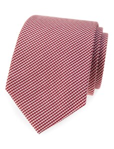 Bavlněná kravata s proužkem v bordó Avantgard 561-5022