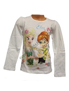 Disney Triko dlouhý rukáv FROZEN - bílé 2 98/104