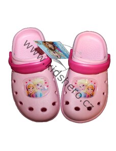 Disney Dětské boty- sandály-pantofle - FROZEN - sv.růžové 34/35