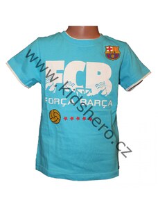 Triko krátký rukáv FC BARCELONA - sv.modré 110