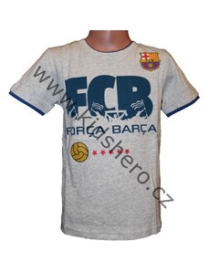 Triko krátký rukáv FC BARCELONA - šedé 3 110