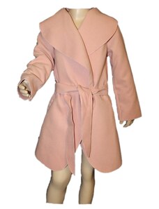 Dívčí fleesový kabát - růžový 104