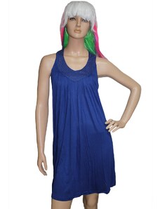 Levné modré letní šaty Sidney