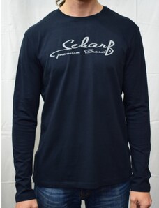 Pánské tričko Scharf s dlouhým rukávem navy