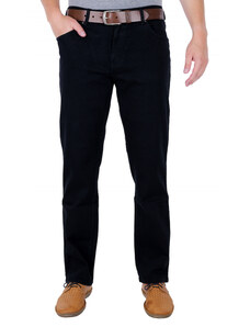 Pánské jeans WRANGLER W12109004 TEXAS STRETCH BLACK OVERDYE