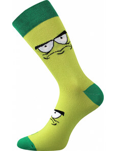 LONKA Barevné ponožky oči zelená