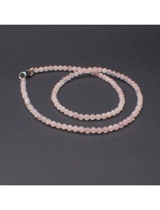Milujeme Kameny Růženín - náhrdelník fazetovaný kulička NAFK20