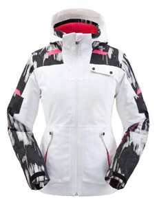 Spyder BALANCE GTX Jacket W Ikat print black dámská lyžařská bunda bílá/růžová/černá 40/L