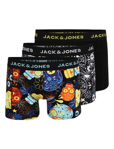 JACK & JONES Boxerky světlemodrá / žlutá / oranžová / černá