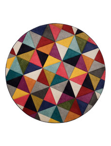 Flair Rugs koberce Kusový koberec Spectrum Samba Multi kruh - 160x160 (průměr) kruh cm