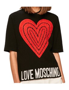 Černé tričko - LOVE MOSCHINO
