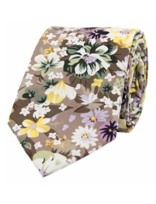 BUBIBUBI Béžová kravata Nougat Bloom