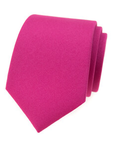 Avantgard Fuchsiová jednobarevná matná luxusní kravata