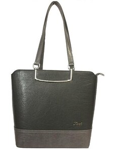 Karen - Elegantní dámská kabelka 2259 černo-šedá