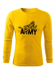 DRAGOWA Fit-T tričko s dlouhým rukávem Nabis, žlutá 160g / m2