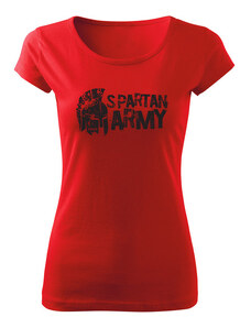 DRAGOWA dámske krátke tričko Aristón, červená 150g/m2
