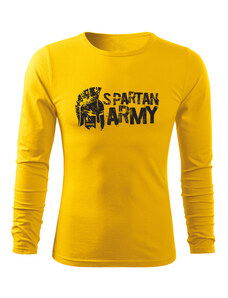 DRAGOWA Fit-T tričko s dlouhým rukávem Aristón, žlutá 160g / m2