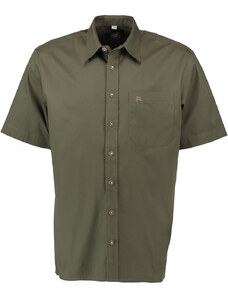 Orbis textil Orbis košile khaki zelená 0745/56 krátký rukáv Varianta: 41/42