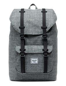 Herschel Little America Mid-Volume Raven Crosshatch/Black 17L