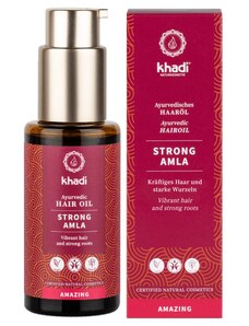 Khadi Hair Oil Strong Amla - vlasový olej pro zdravé, silné a lesklé vlasy 50 ml