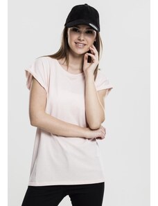 UC Ladies Dámské tričko s prodlouženým ramenem růžové