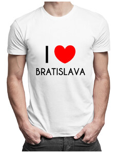 Garibald I love Bratislava - pánské tričko s potiskem
