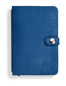 Eggo kožený cestovní deník - zápisník Modrá
