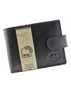 Pánská kožená peněženka EL FORREST 916-67 RFID černá