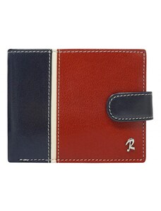 Pánská kožená peněženka ROVICKY 324L-RBA-D RFID modro červená