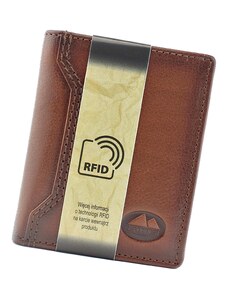 Pánská kožená peněženka EL FORREST 854-29 RFID hnědá