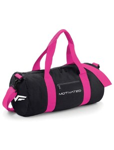 MOTIVATED - Sportovní taška dámská (černo-růžová) 413