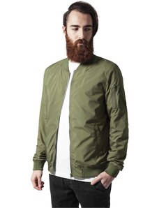 UC Men Light Bomber Jacket olivová