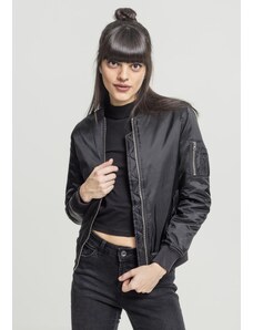 UC Ladies Dámská bunda Basic Bomber Jacket černá