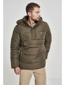 UC Men Pull Over Puffer Jacket tmavě olivová