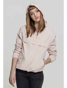 UC Ladies Dámská bunda Basic Pull Over Jacket světle růžová