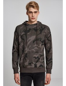 UC Men Camo s vysokým krkem Hoody tmavé maskování