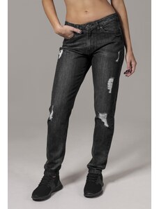 UC Ladies Dámské džíny Boyfriend Denim Pants - černé