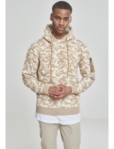 UC Men Sweat Camo Bomber Hoody béžová kamufláž