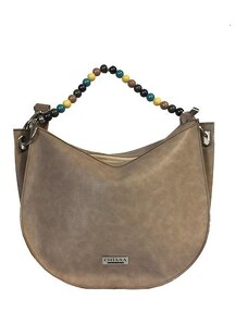 Chiara Design - Luxusní modní dámská kabelka M865 béžová