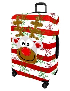 KUFRYPLUS Obal na kufr H260 Vánoční sob M
