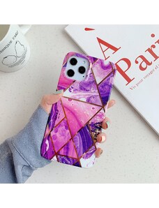 iPouzdro.cz Ochranný kryt na iPhone 15 - Geometric Purple