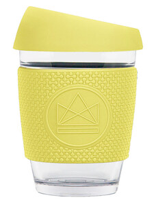 Neon Kactus, Skleněný hrnek na kávu, M, 340 ml | žlutý
