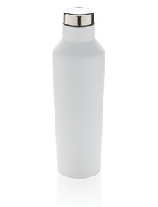 Moderní láhev na vodu z nerezové oceli, 500 ml, XD Design, bílá
