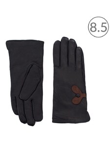 Art of Polo Elegantní kožené rukavice Lyngen černé