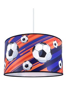 LAMPDAR Dětský lustr na lanku FOOTBALL 1xE27/60W/230V SA1080