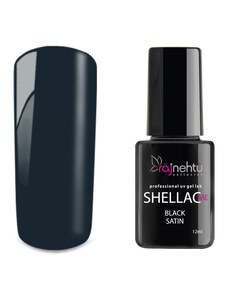 Ráj nehtů UV gel lak Shellac Me 12ml - Black Satin