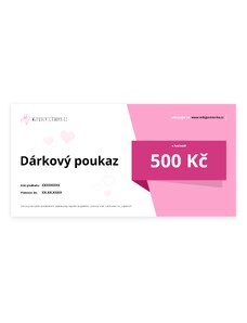 MilujuVictorku Dárkový poukaz na 500 Kč